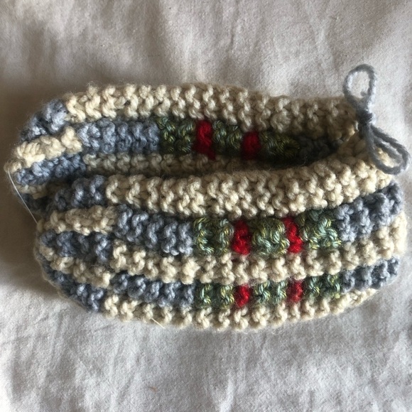 Other - Handmade Knit Crochet Wool Slippers Brand New
